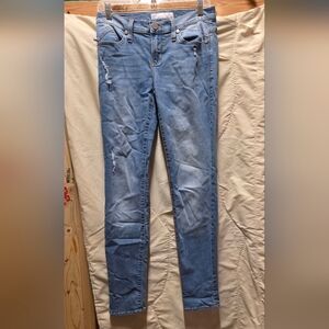 Rock & Republic Distressed Blue Skinny Jeans Women's Size 4